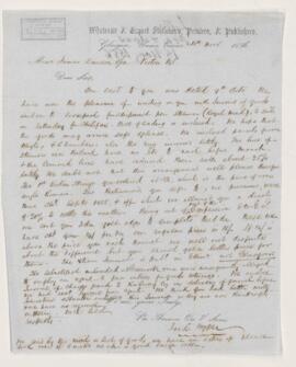 Letter, 18 November 1856