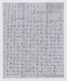 Letter, 18 October 1852