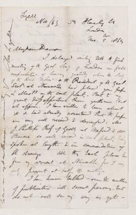 Letter, 5 November 1863