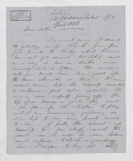 Letter, 9 April 1856