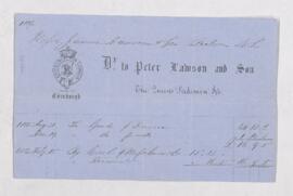 Account, August to July 1856