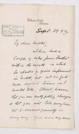 Letter, 29 September 1893