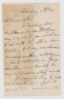 Letter from David A.P. Watt