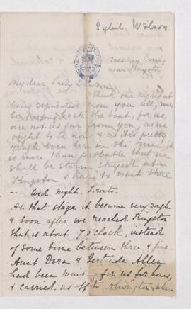 Letter from J. Sybil Wilson