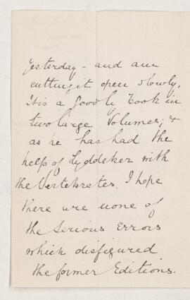 Letter, 3 January 1890