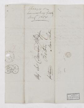 Account, 13 March 1850