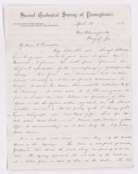 Letter, 26 April 1882