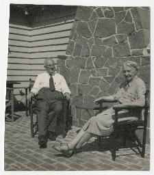 Herbert and Ethel Renouf, taken in Gaspe at Brother Charles