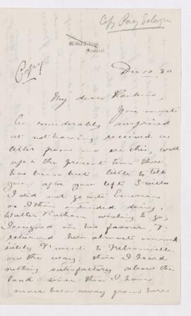 Letter, 10 December 1880