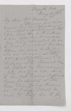 Letter, 13 May