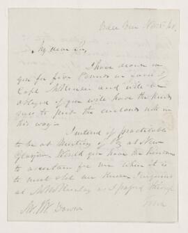 Letter, 5 November 1848