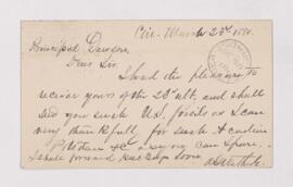 Letter, 23 March 1880