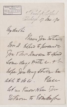 Letter, 17 June 1870