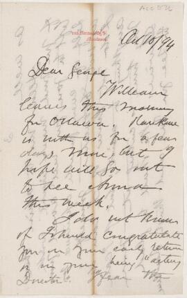 Letter, 10 October 1894