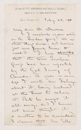 Letter, 28 February 1890