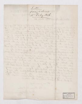 Letter, 15 February 1856