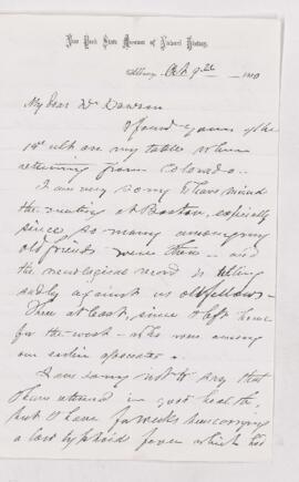 Letter, 9 October 1880