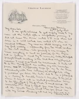 Letter, 25 July 1943