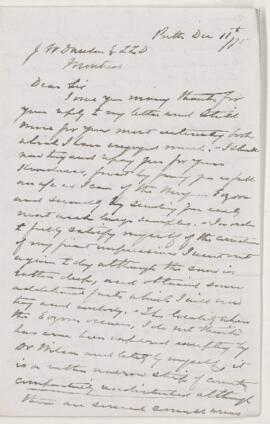 Letter, 11 December 1875