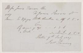 Account, 7 July 1857