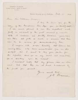 Letter, 15 February 1894