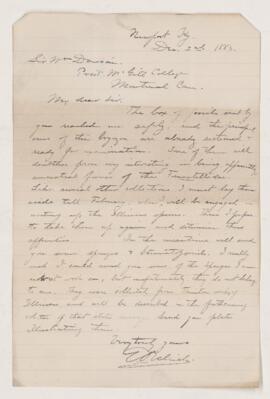 Letter, 2 December 1886