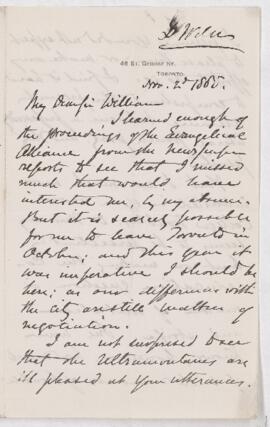 Letter, 2 November 1888