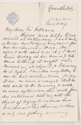 Letter from E.B. Greenshields