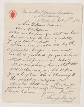 Letter, 20 February 1899