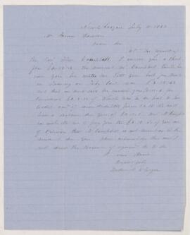 Letter, 11 July 1857