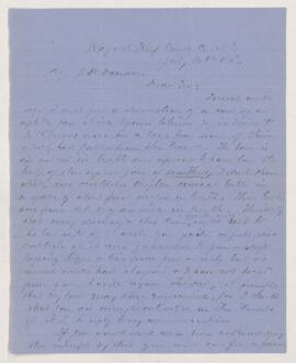 Letter, 30 July 1869