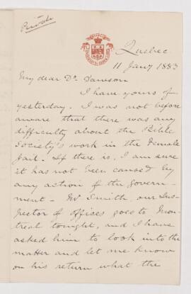 Letter, 11 January 1883