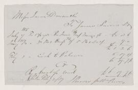 Account, 2 February 1857