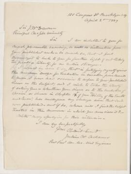 Letter, 2 April 1889