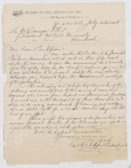 Letter, 23 July 1888