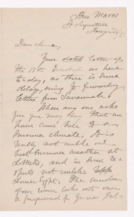 Letter, 24 January 1893