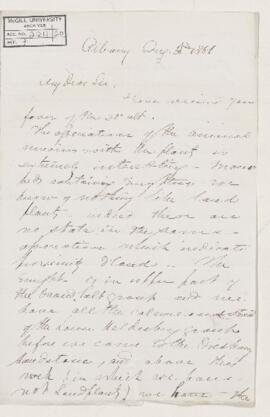 Letter, 3 August 1861