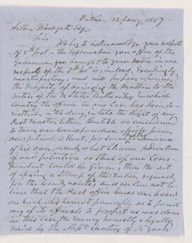 Letter, 28 January 1857