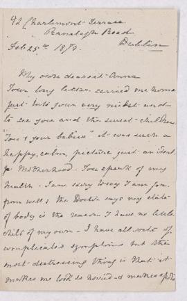 Letter, 25 February 1879