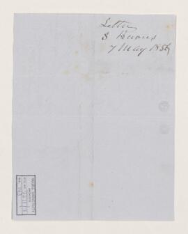 Letter, 7 May 1856