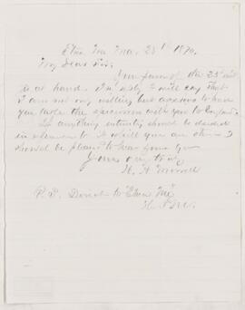 Letter, 29 March 1870