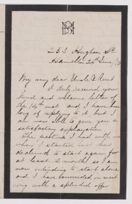 Letter, 24 June 1876