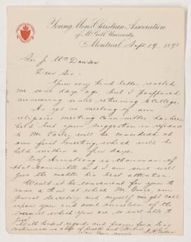 Letter, 19 September 1898