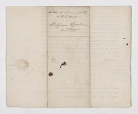 Letter of administration, 4 January 1828