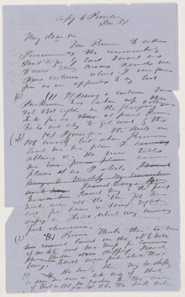 Letter, 31 December 1873