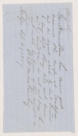 Letter, 29 September 1857