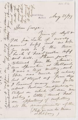 Letter, 25 August 1873