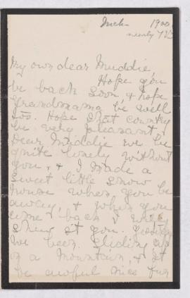 Letter from Clare, March 1900