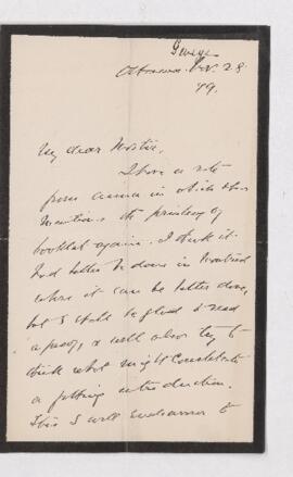 Letter, 28 November 1899