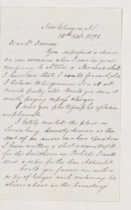 Letter, 15 October 1878